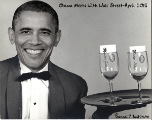 OBAMA MEETS WITH WALL STREET,